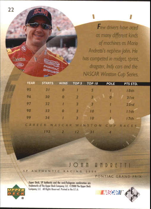 B4779- 2000 SP Authentic Golf Cards 1-45 +Rookies -You Pick- 15+ FREE US SHIP - Picture 45 of 91