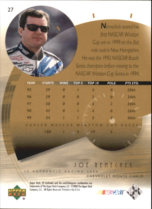 B4779- 2000 SP Authentic Golf Cards 1-45 +Rookies -You Pick- 15+ FREE US SHIP - Picture 55 of 91