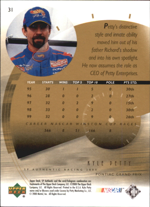 B4779- 2000 SP Authentic Golf Cards 1-45 +Rookies -You Pick- 15+ FREE US SHIP - Picture 63 of 91