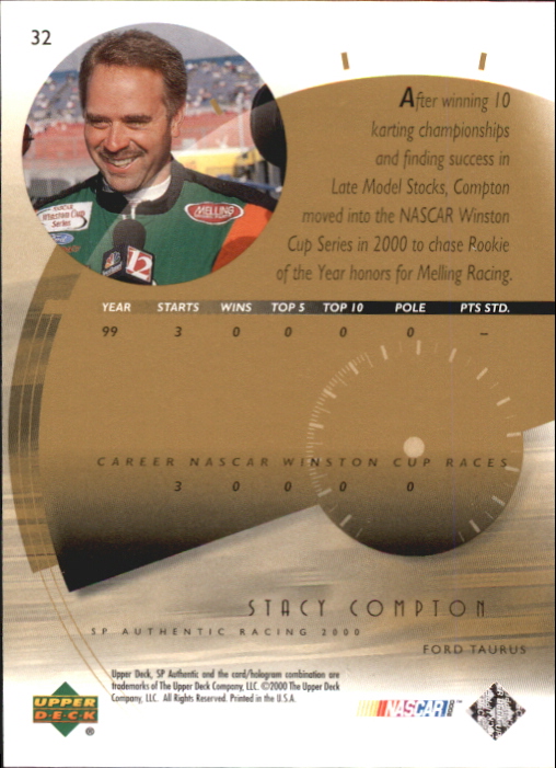 B4779- 2000 SP Authentic Golf Cards 1-45 +Rookies -You Pick- 15+ FREE US SHIP - Picture 65 of 91