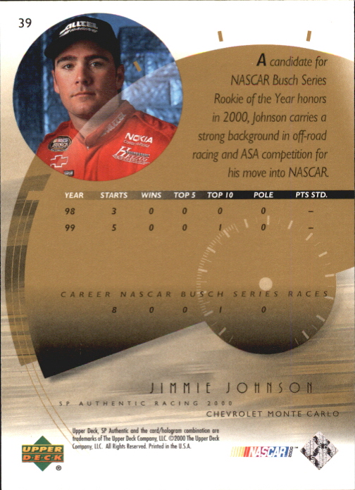 B4779- 2000 SP Authentic Golf Cards 1-45 +Rookies -You Pick- 15+ FREE US SHIP - Picture 79 of 91