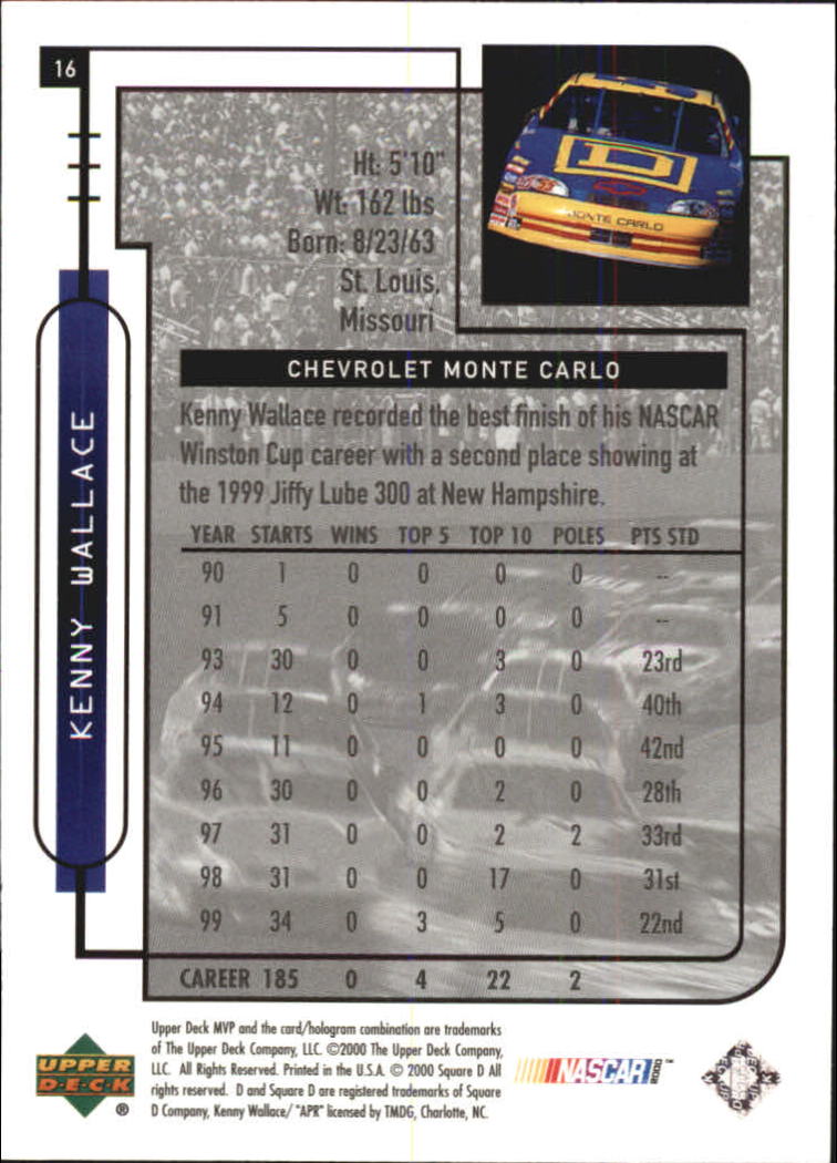 B5435- 2000 Upper Deck MVP Race #s 1-102 +Inserts -You Pick- 15+ FREE US SHIP - Bild 235 von 345