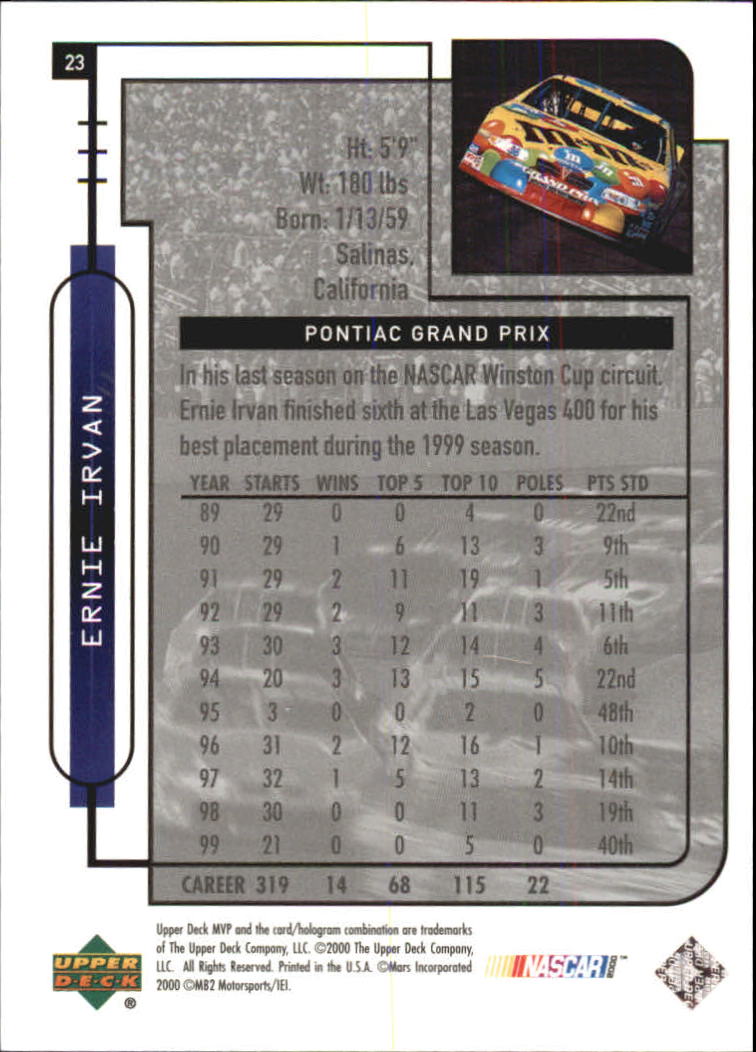 B5435- 2000 Upper Deck MVP Race #s 1-102 +Inserts -You Pick- 15+ FREE US SHIP - Bild 247 von 345