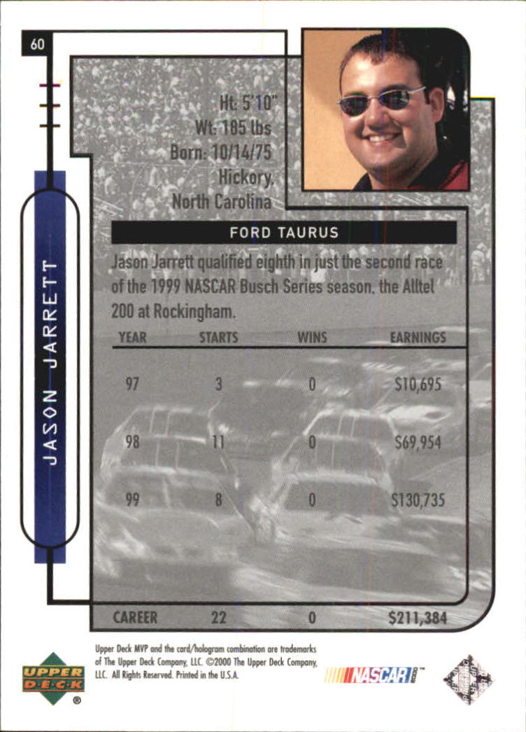 B5435- 2000 Upper Deck MVP Race #s 1-102 +Inserts -You Pick- 15+ FREE US SHIP - Bild 298 von 345