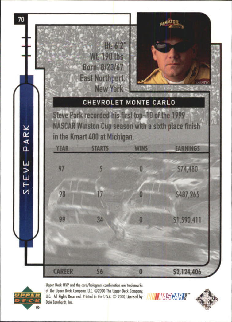 B5435- 2000 Upper Deck MVP Race #s 1-102 +Inserts -You Pick- 15+ FREE US SHIP - Bild 312 von 345