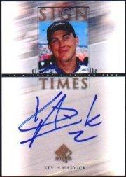 2000 SP Authentic Sign of the Times #KH Kevin Harvick