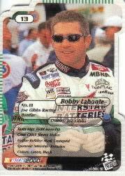 2000 Press Pass Trackside Die Cuts #13 Bobby Labonte back image