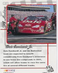 2001 Press Pass Premium #32 Dale Earnhardt Jr. back image