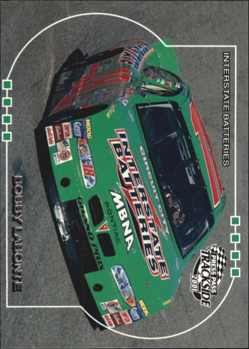 2001 Press Pass Trackside #46 Bobby Labonte's Car