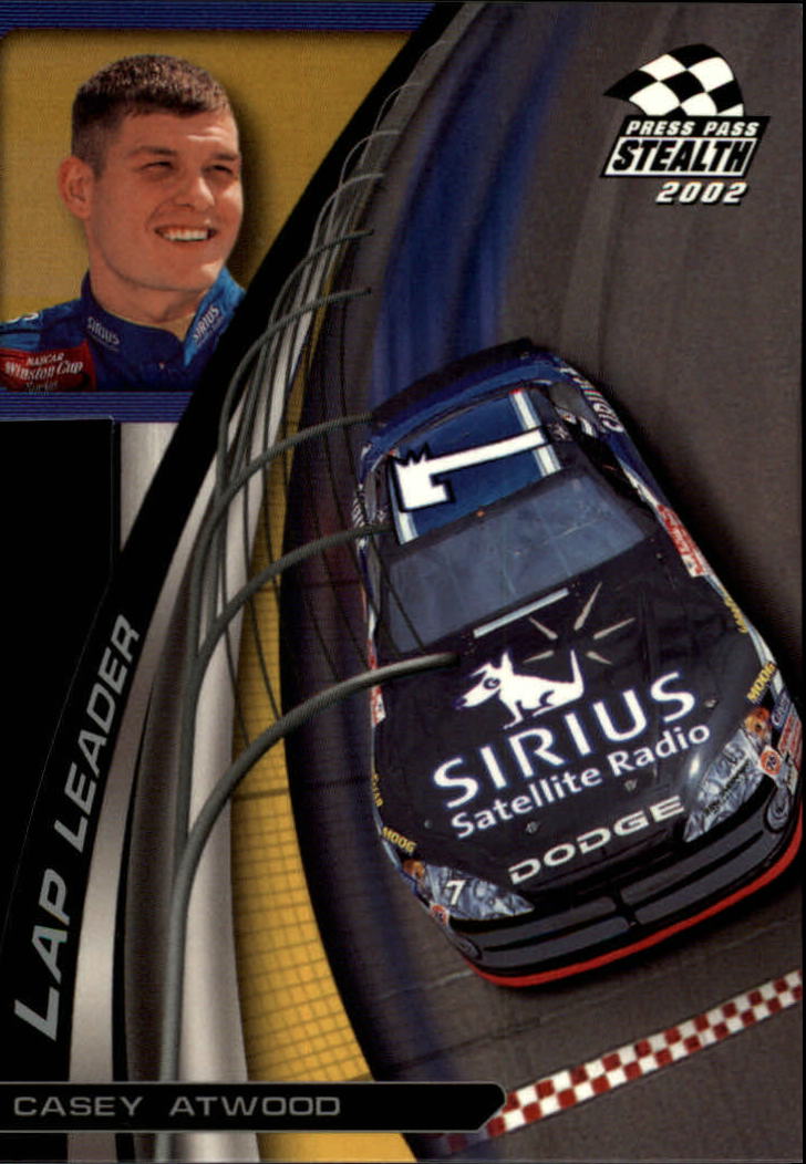 2002 Press Pass Stealth Lap Leaders #LL2 Casey Atwood