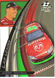 2002 Press Pass Stealth Lap Leaders #LL19 Jeremy Mayfield