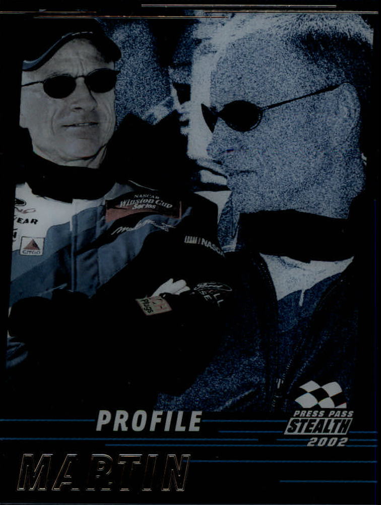 2002 Press Pass Stealth Profile #P2 Mark Martin