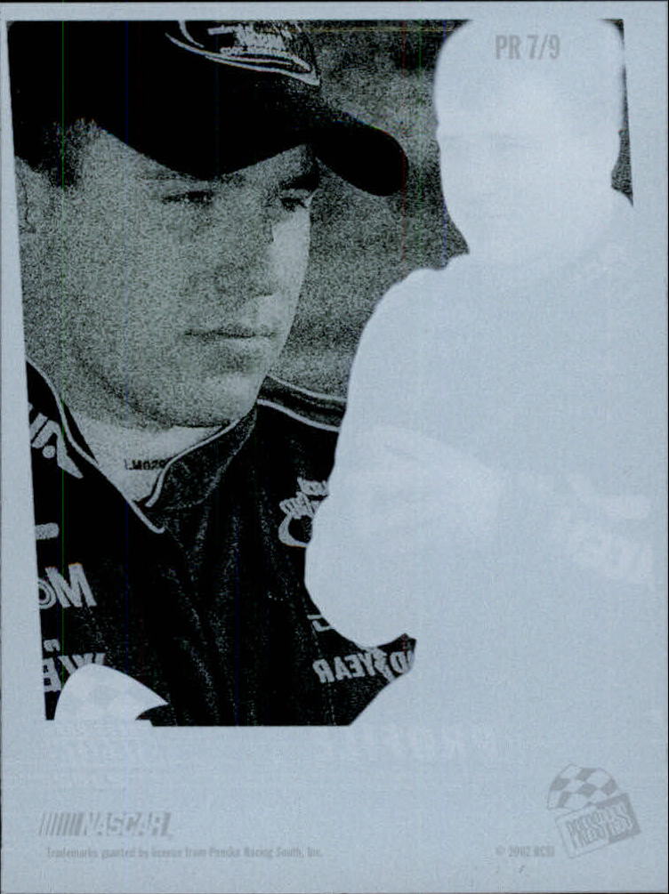 2002 Press Pass Stealth Profile #P6 Jimmie Johnson back image