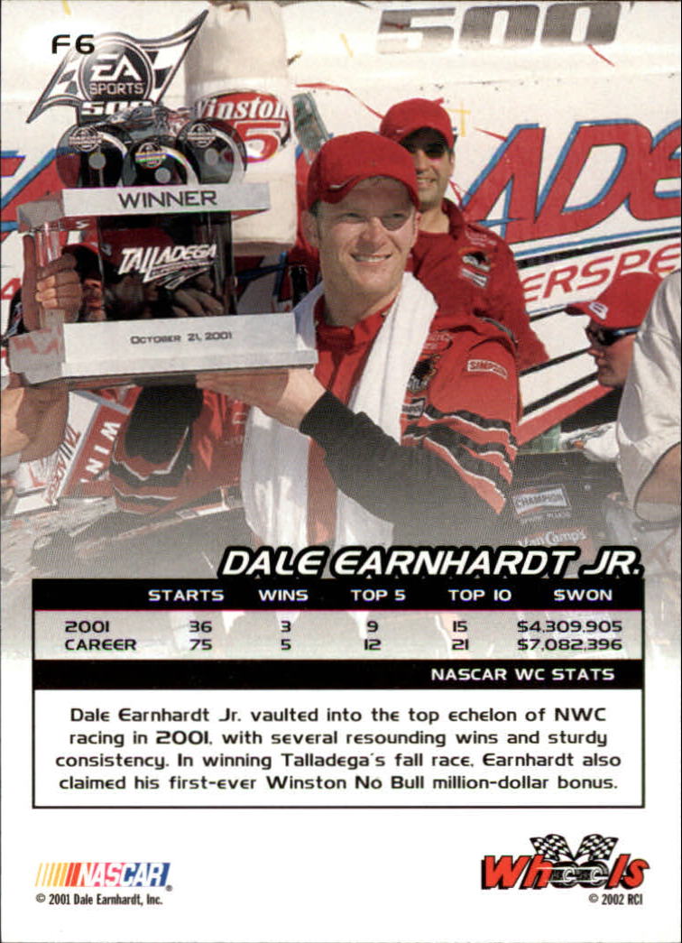 2002 Wheels High Gear Racing Card Pick (Inserts)