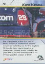 2002 Press Pass Stealth Gold #31 Kevin Harvick back image