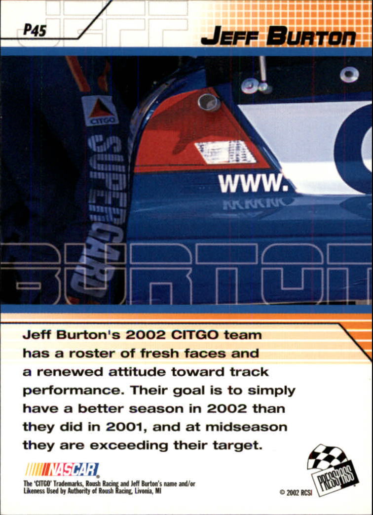 A6235- 2002 Press Pass Stealth Cards 1-72 +Inserts -You Pick- 15+ FREE US SHIP - Picture 235 of 342