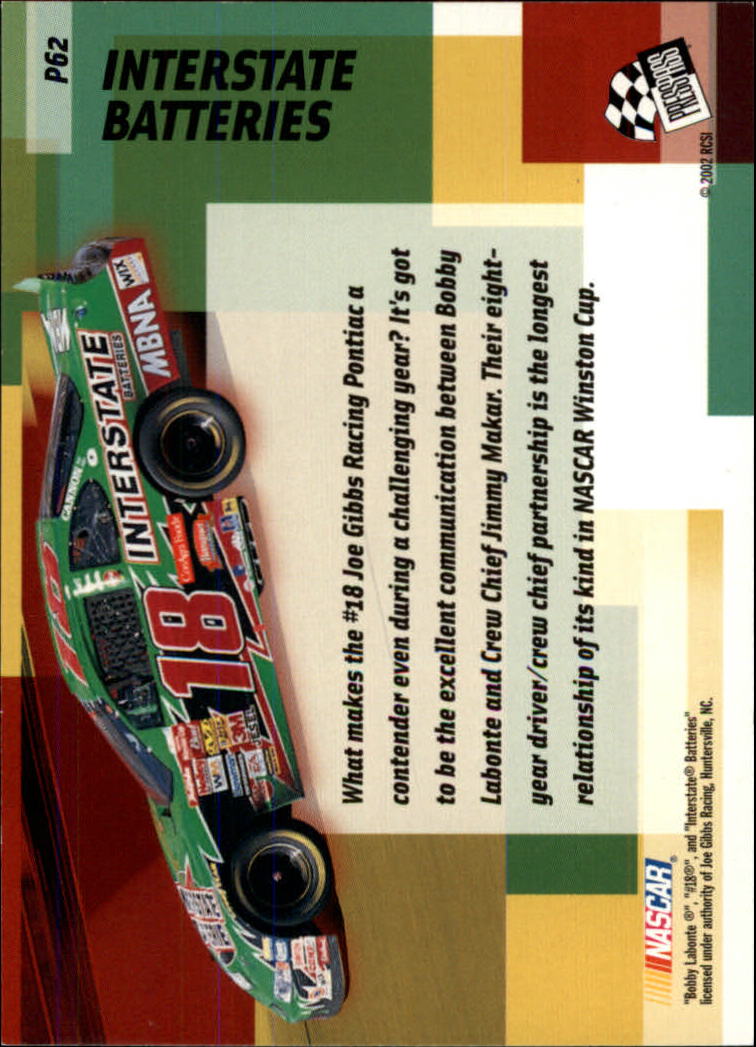 A6235- 2002 Press Pass Stealth Cards 1-72 +Inserts -You Pick- 15+ FREE US SHIP - Picture 268 of 342