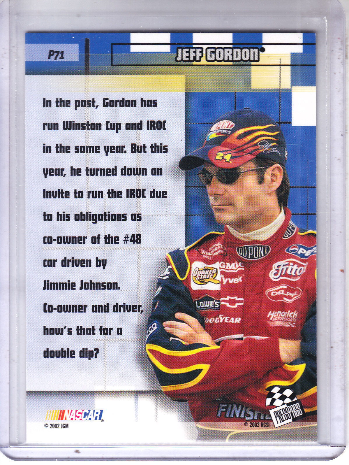 A6235- 2002 Press Pass Stealth Cards 1-72 +Inserts -You Pick- 15+ FREE US SHIP - Picture 286 of 342