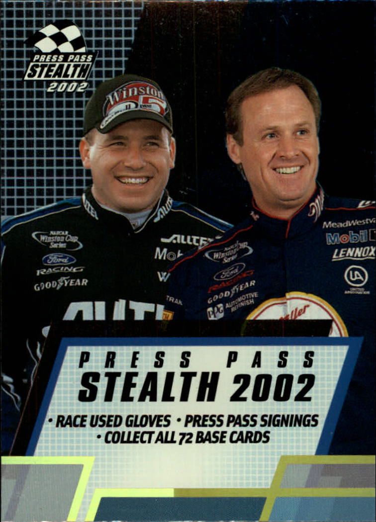 A6235- 2002 Press Pass Stealth Cards 1-72 +Inserts -You Pick- 15+ FREE US SHIP - Picture 287 of 342