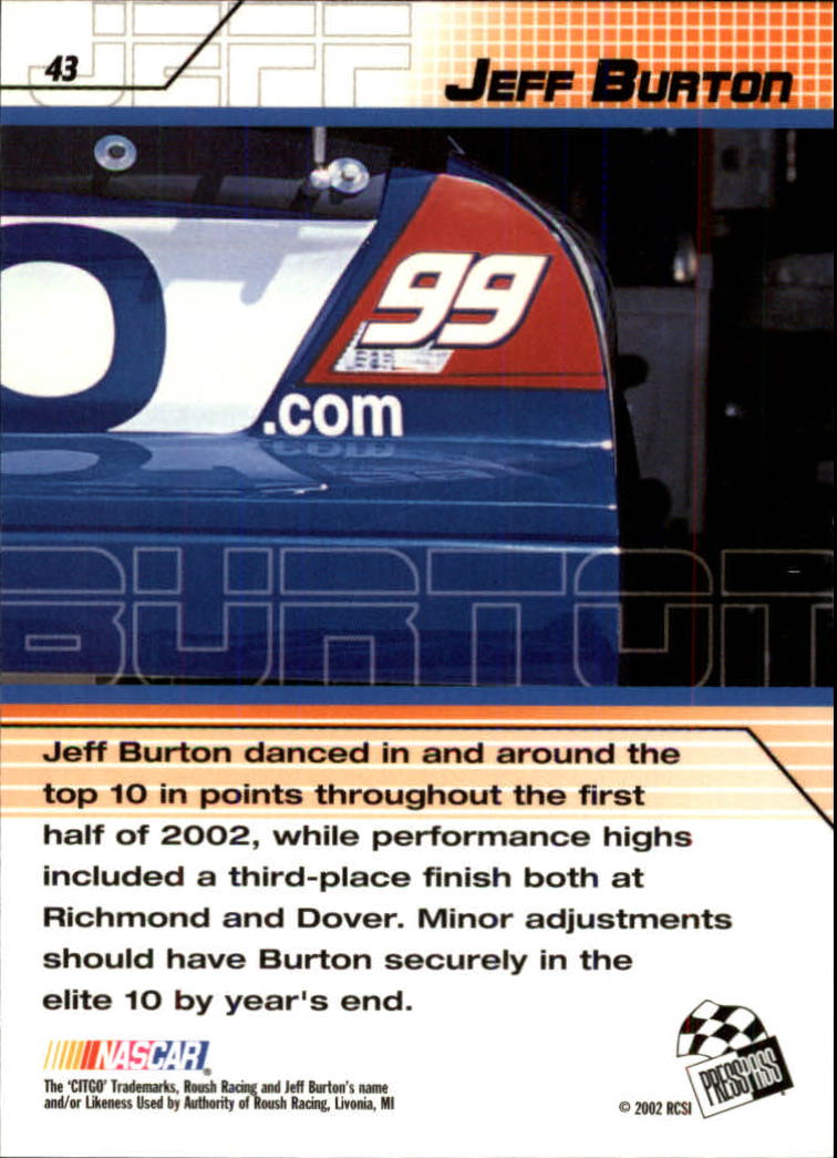 A6235- 2002 Press Pass Stealth Cards 1-72 +Inserts -You Pick- 15+ FREE US SHIP - Picture 87 of 342