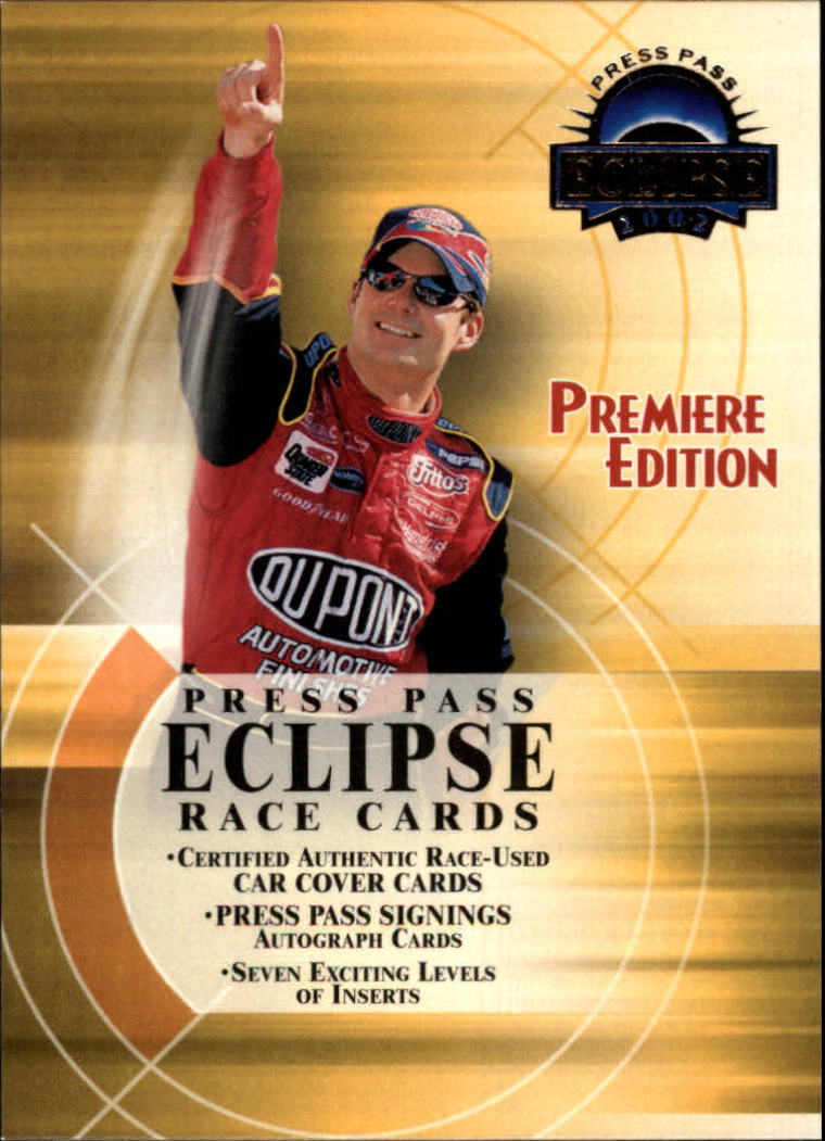 2002 Press Pass Eclipse #50 Checklist