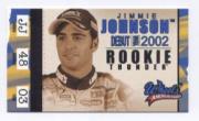 2003 Wheels American Thunder Rookie Thunder #RT14 Jimmie Johnson