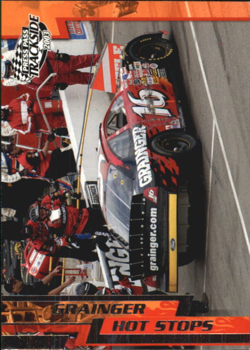2003 Press Pass Trackside #66 Greg Biffle in Pits