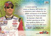 2003 Wheels High Gear First Gear #F49 Jeff Gordon's Car CM back image