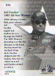 2003 VIP Explosives #X34 Jeff Gordon AS '97 back image