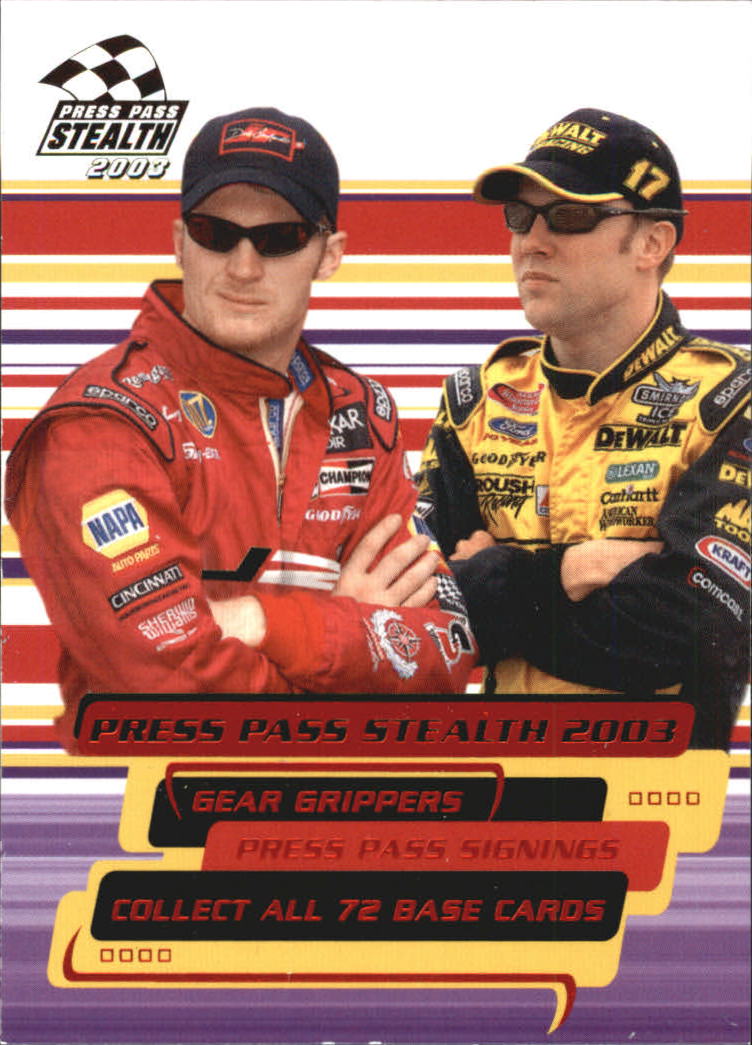 2003 Press Pass Stealth Red #P72 Dale Jr./M.Kenseth CL