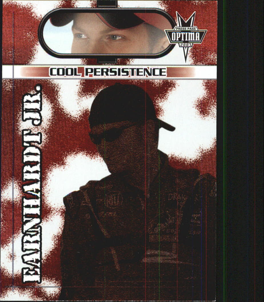 2003 Press Pass Optima Cool Persistence #CP1 Dale Earnhardt Jr. back image