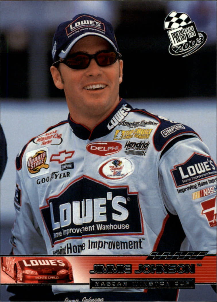 2003 Press Pass #16 Jimmie Johnson - NM-MT - Card Shack | Beckett ...