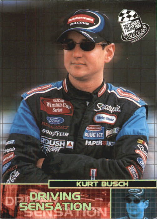 2003 Press Pass Gold Holofoil #P58 Kurt Busch DS
