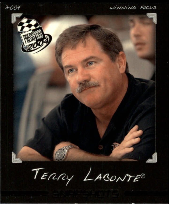 2004 Press Pass Snapshots #SN14 Terry Labonte