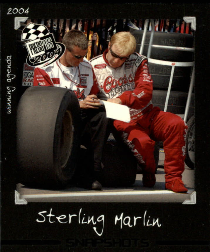 2004 Press Pass Snapshots #SN15 Sterling Marlin