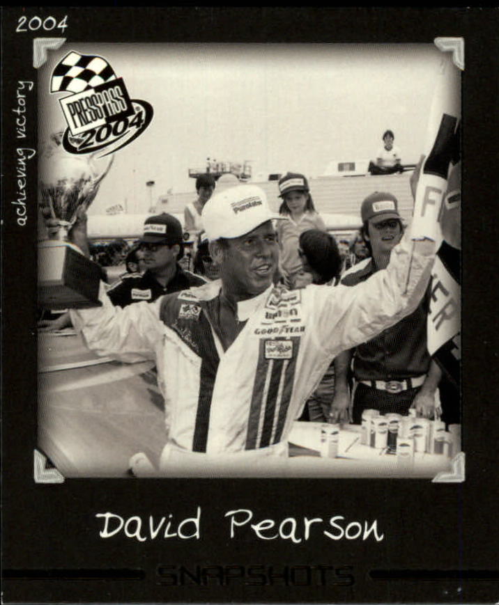 2004 Press Pass Snapshots #SN33 David Pearson