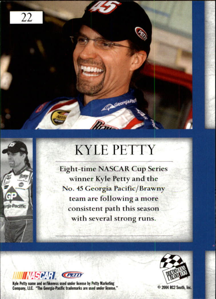 2004 VIP #22 Kyle Petty back image