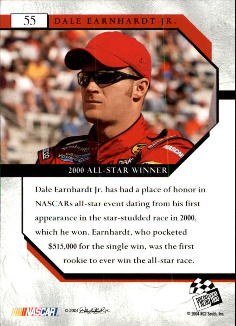 2004 VIP #55 Dale Earnhardt Jr. HR back image