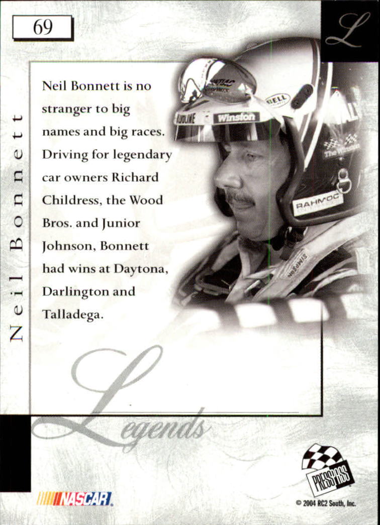 2004 VIP #69 Neil Bonnett L back image