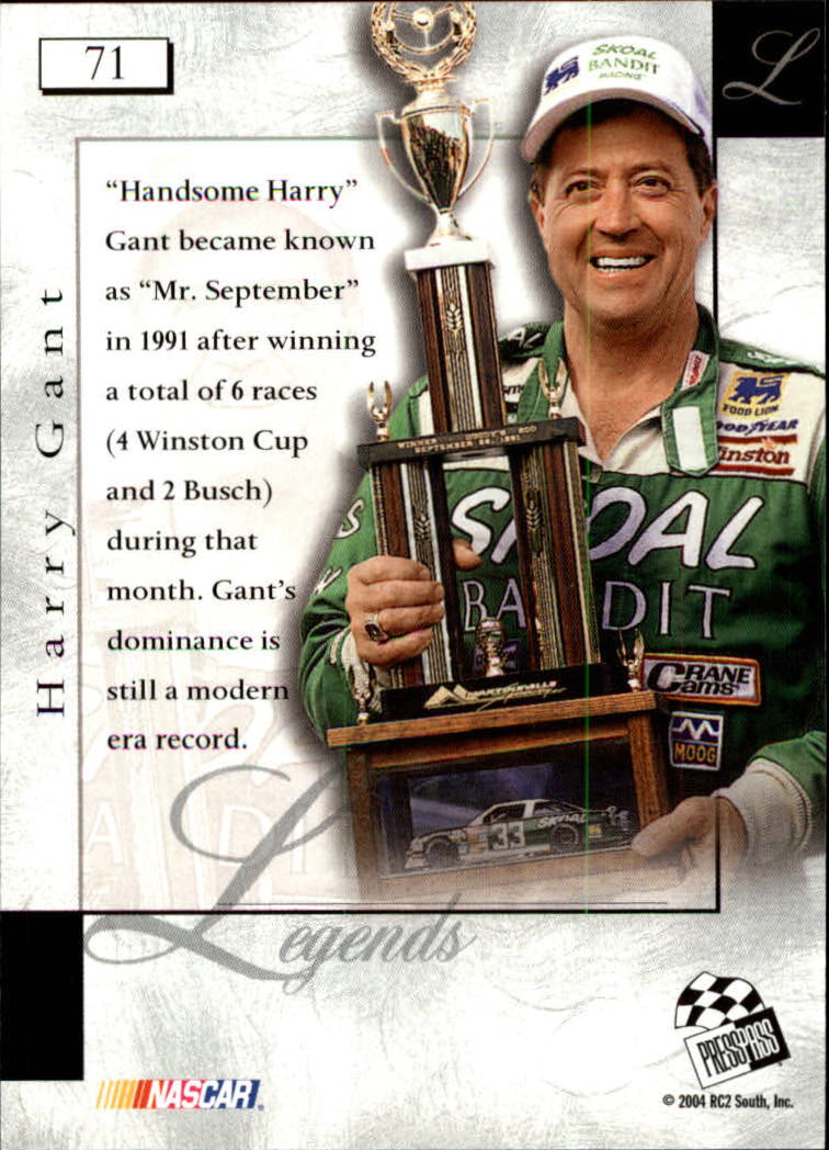 2004 VIP #71 Harry Gant L