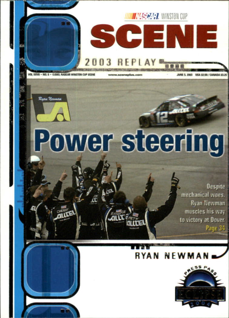 2004 Press Pass Eclipse #65 Ryan Newman's Car WCS