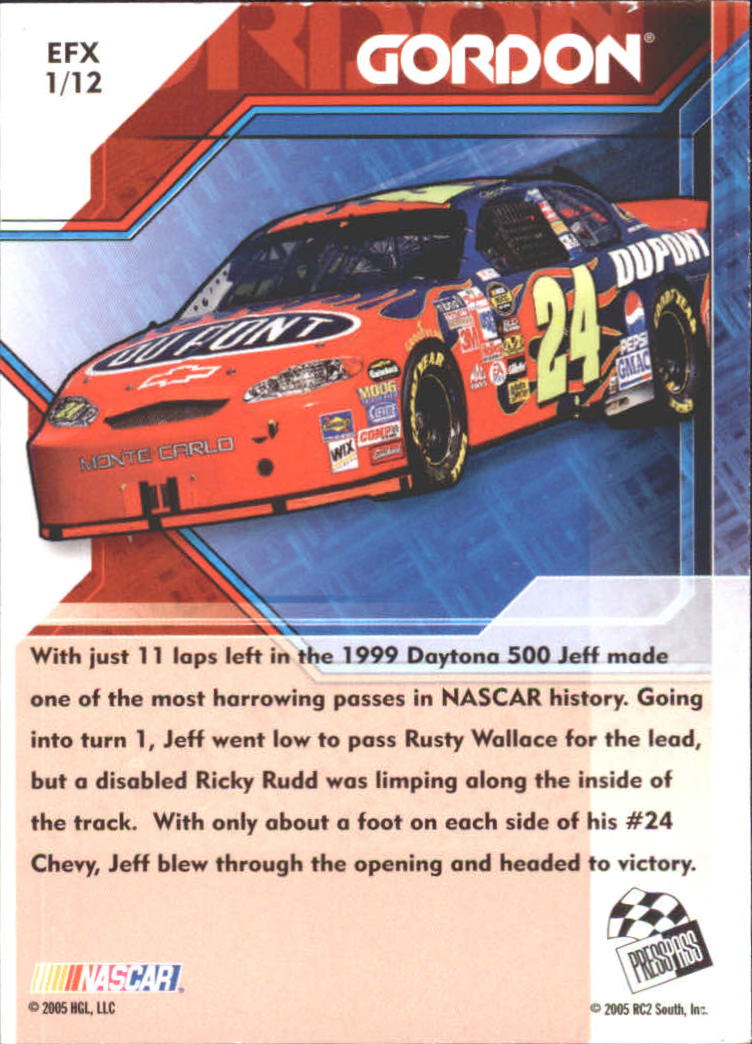 2005 Press Pass Stealth #1 Sterling Marlin back image