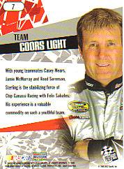 2005 Press Pass Stealth #7 Sterling Marlin back image