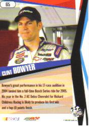 2005 Press Pass Stealth #65 Clint Bowyer back image