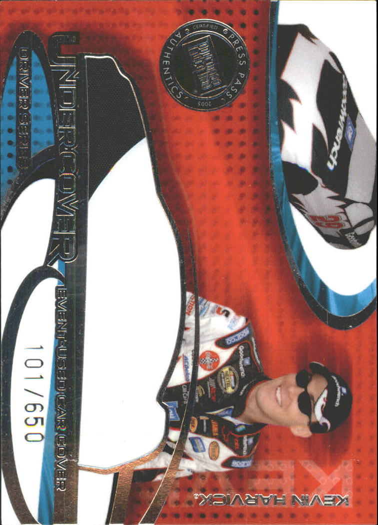 2005 Press Pass Eclipse Under Cover Drivers Silver #UCD3 Kevin Harvick