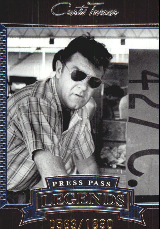 2005 Press Pass Legends Blue #2B Curtis Turner