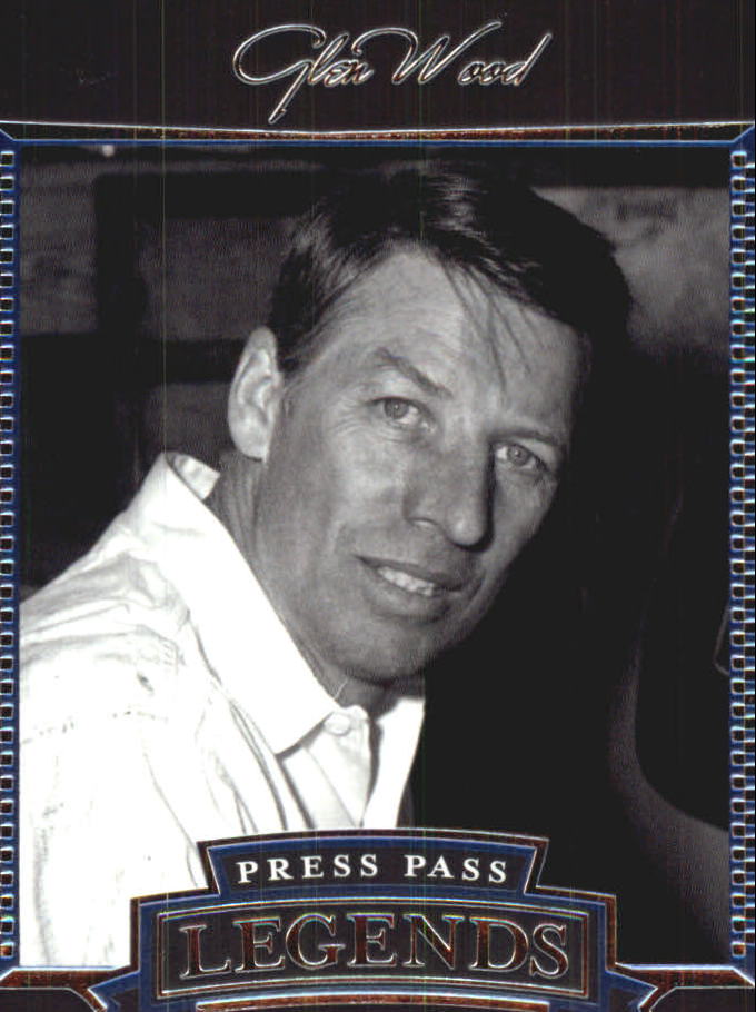 2005 Press Pass Legends Blue #5B Glen Wood