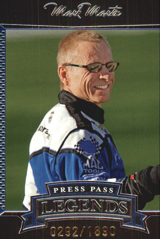 2005 Press Pass Legends Blue #24B Mark Martin