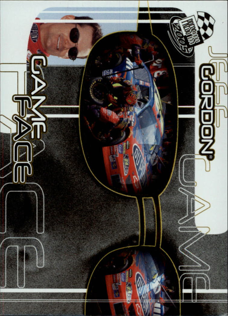 2005 Press Pass Game Face #GF6 Jeff Gordon