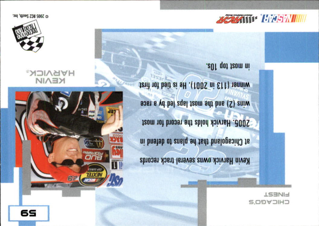 2005 Press Pass Eclipse #59 Kevin Harvick P back image